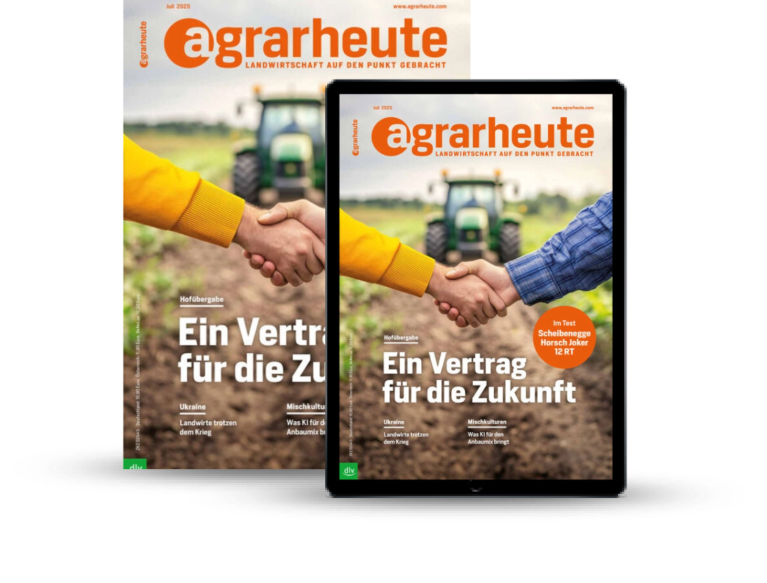 agrarheute Magazin und E-Paper auf Tablet